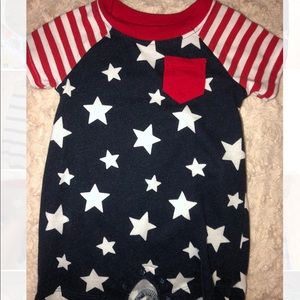 Fourth of july romper